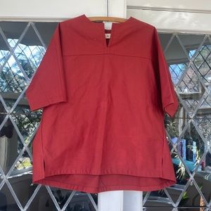 Marni red tunic shirt